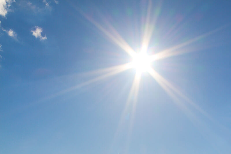 Ein sonniger Tag am Strand in Jesolo