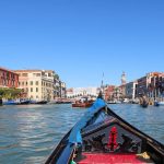 Unsere Fahrt mit der Gondel auf unserem Tagesausflug Venedig