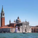Blick auf die Kirche San Giorgio Maggiore in Venedig