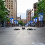 Blick auf den Martin Place in Sydney