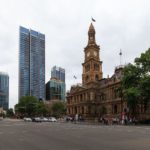 Blick auf die Town Hall in Sydney