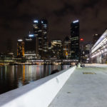 Der Campbell's Cove Lookout in Sydney bei Nacht