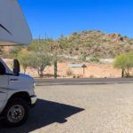 Mit dem Wohnmobil auf dem Campingplatz am Lake Pleasant