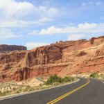 Auf geht es Richtung Ausgang im Arches National Park