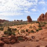 Eine tolle Aussicht vom Double Arch in Utah