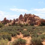 Die Aussicht vom Skyline Arch Trail im Arches Nationalpark