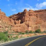 Gesteinsformationen im Arches National Park