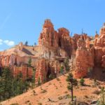 Blick auf die bekannten Hoodoos im Bryce National Park