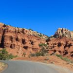 Die rote Landschaft im Capitol Reef Nationalpark