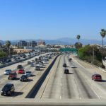 Eine Interstate in Los Angeles