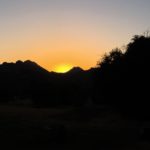 Sonnenuntergang im Malibu Creek State Park