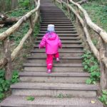 Treppe zum Papenberg in Castricum in Nordholland