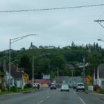 Fahrt durch Aberdeen in Washington