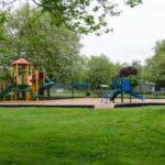 Spielplatz im Stadtpark von Raymond