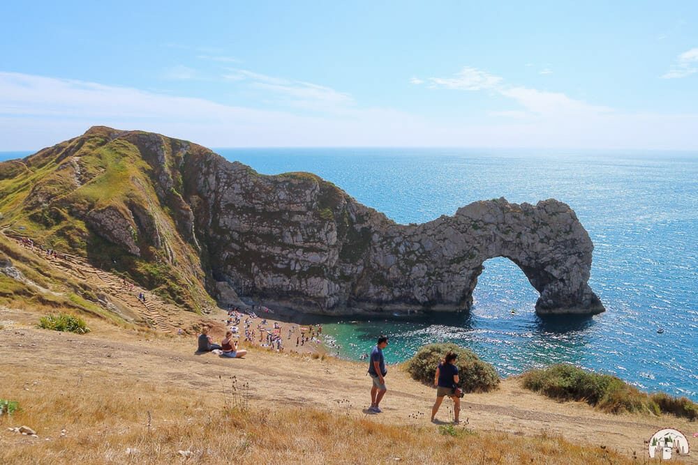 Besuch der Durdle Door auf einem Roadtrip durch England