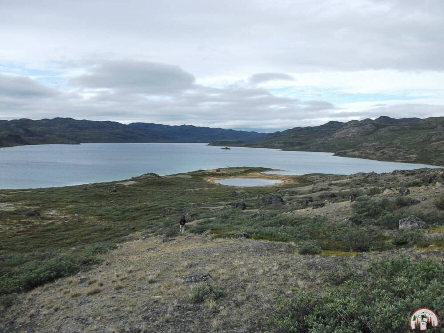 Hütte Katiffik das Ende der 3. Etappe vom Arctic Circle Trail in Grönland