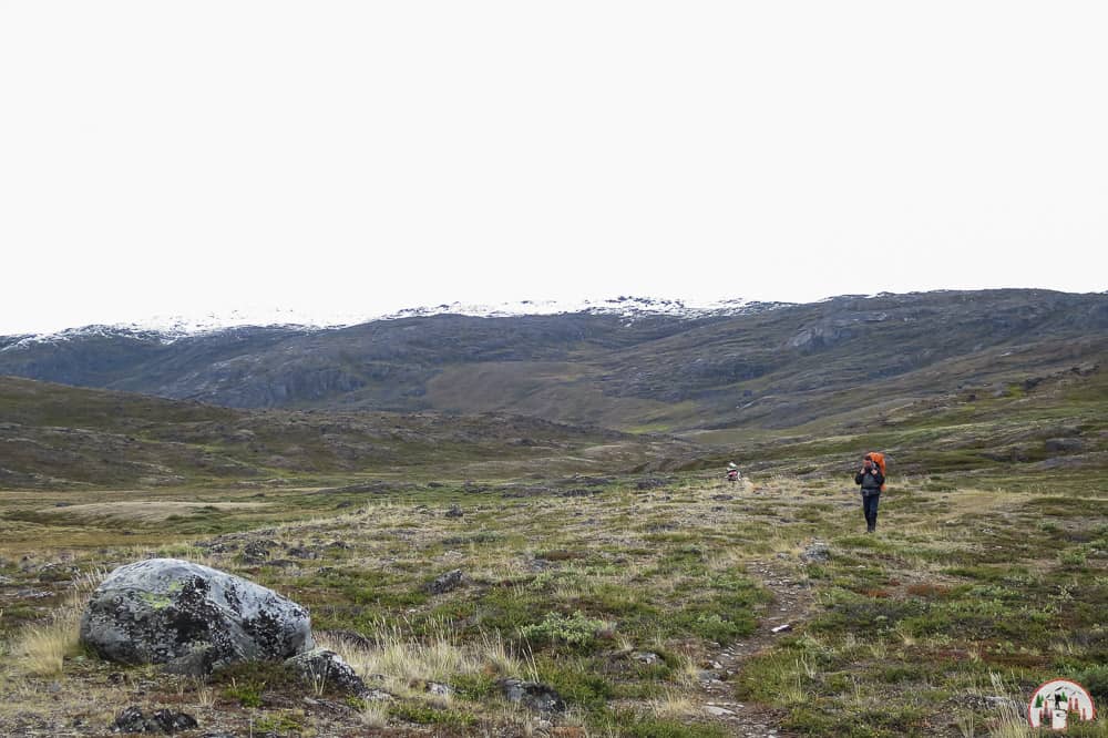 Schöne Landschaft auf dem Arctic Circle Trail in Greenland