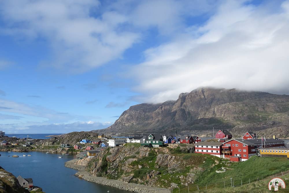 Sisimiut in Grönland am Ende des Arctic Circle Trails